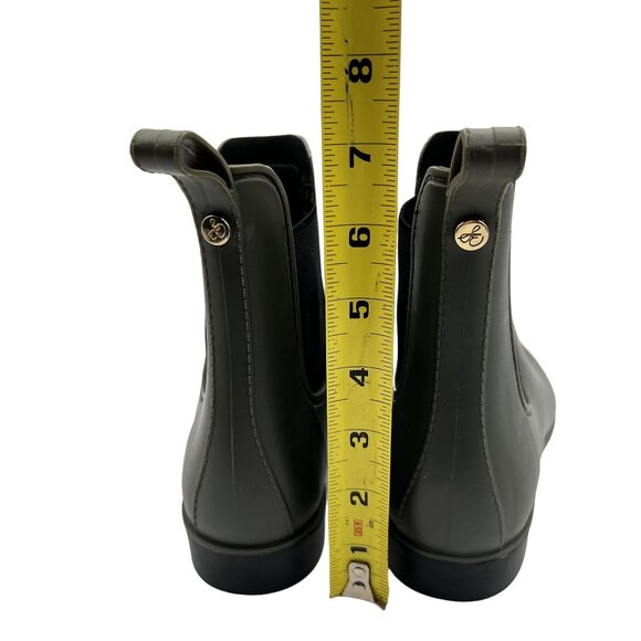 Sam Edelman Womens 8 Tinsley Moss Green Chelsea Ankle Rain Bootie - Picture 8 of 16